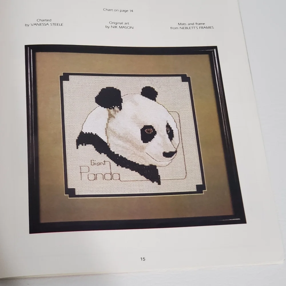 The Cross Stitcher Magazine Volume 4 Number 5 US Armed Forces Pattern Panda